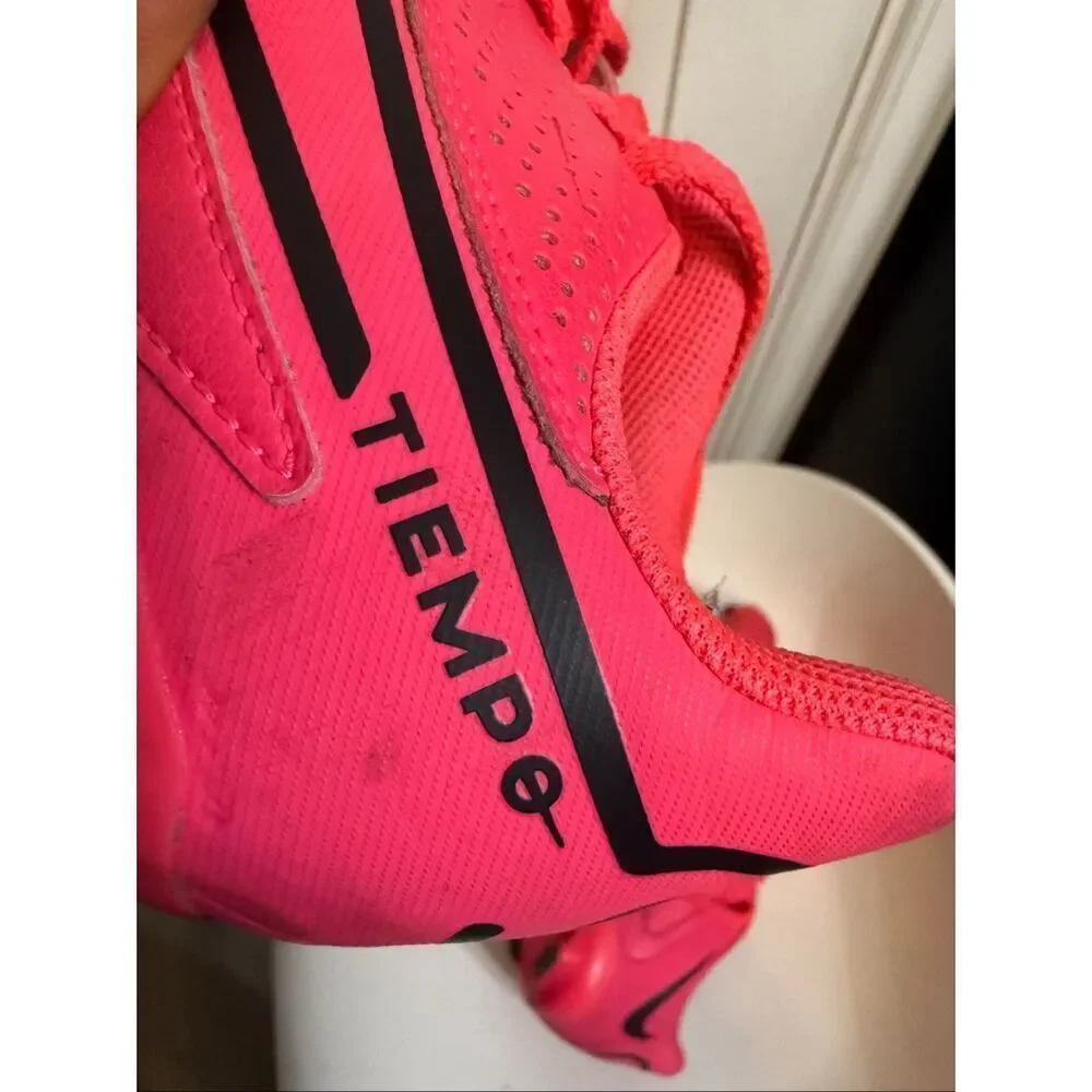 Nike Girl's Jr Tiempo Legend 9 Club MG Soccer Cleat Shoes Pink Size 1Y